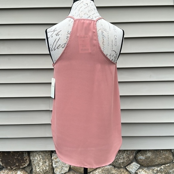 Lily White Sleeveless Wrap Front Blouse - Mauve - Picture 6 of 14